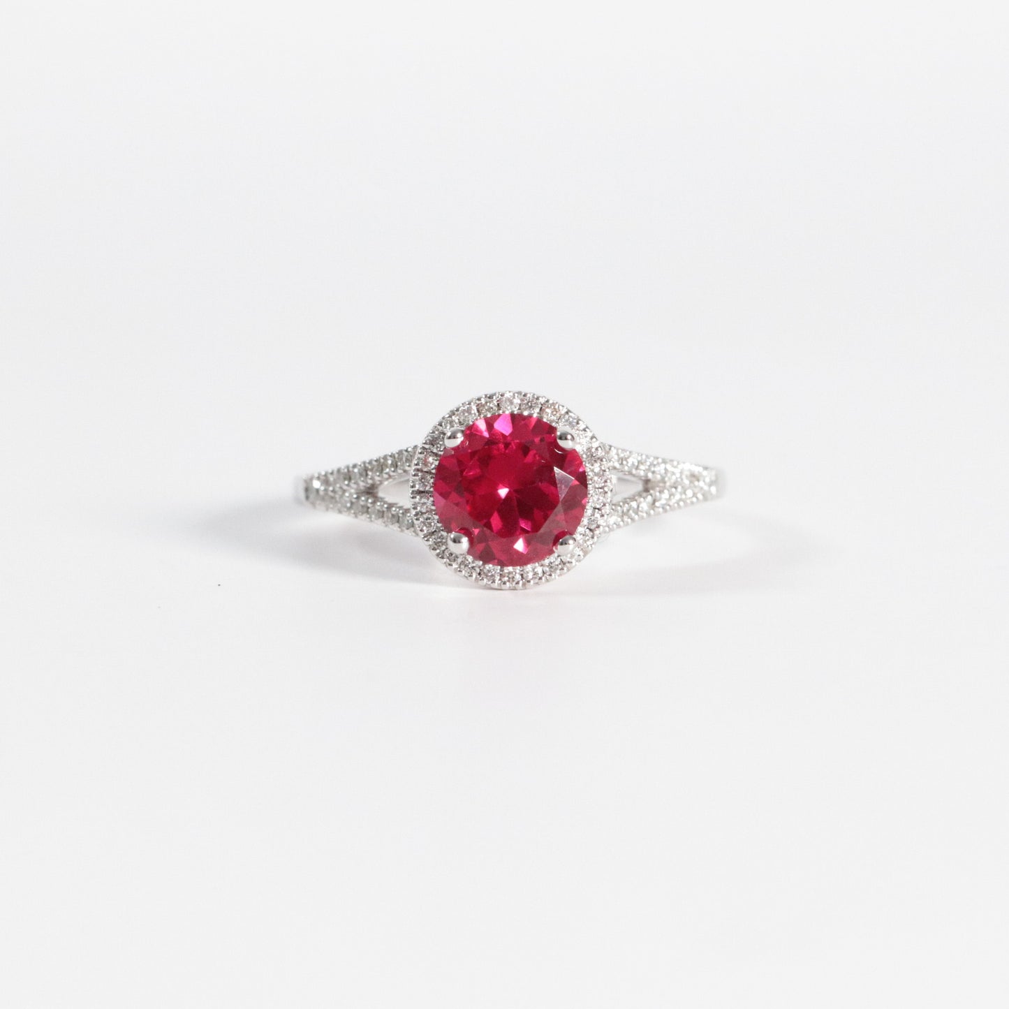 Ruby + Diamond Ring