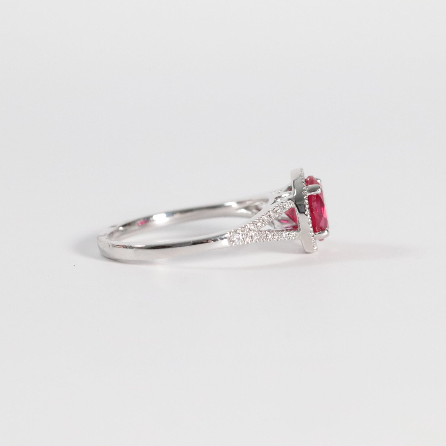 Ruby + Diamond Ring