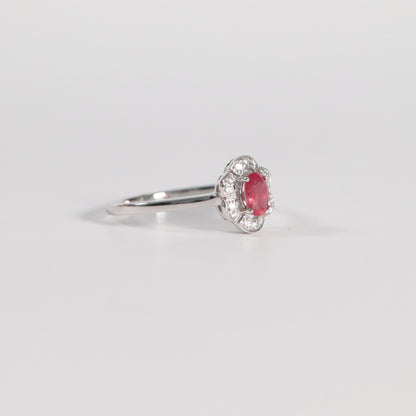 Ruby + Diamond Ring