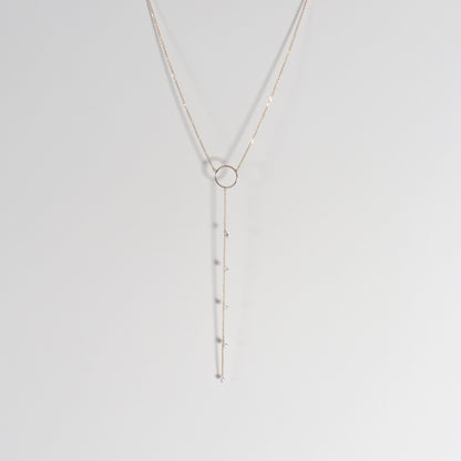 Dashing Diamonds Lariat Necklace