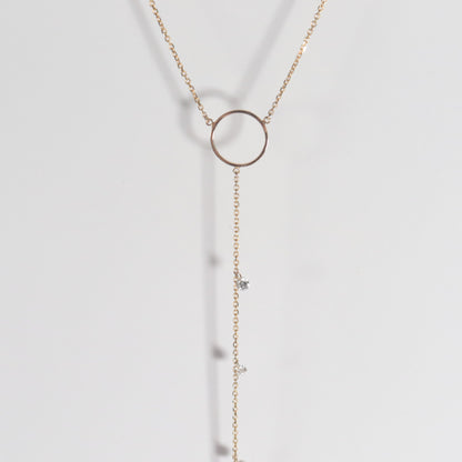 Dashing Diamonds Lariat Necklace