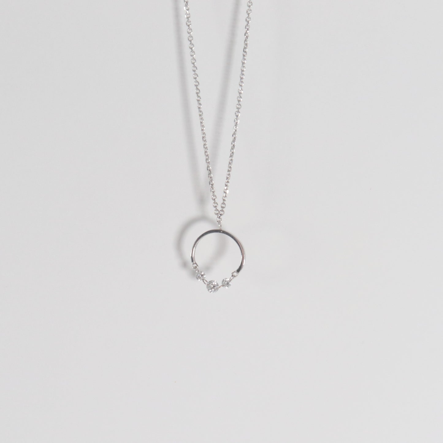 Dashing Diamonds Half Chain Necklace