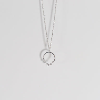 Dashing Diamonds Half Chain Necklace