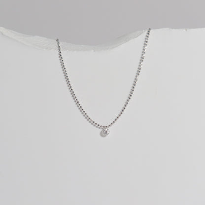 Dashing Diamonds Solitaire Necklace