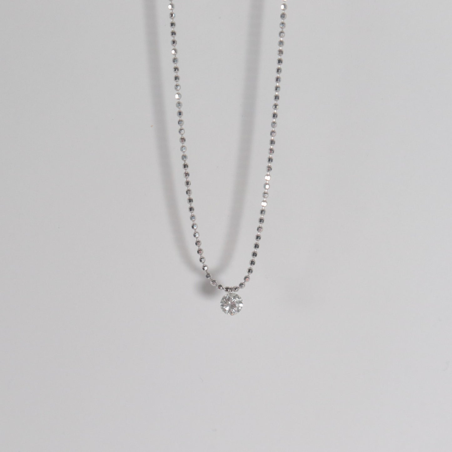 Dashing Diamonds Solitaire Necklace