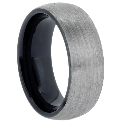 Brushed Tungsten Band