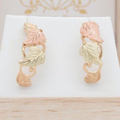 Black Hills Gold Estate Earrings