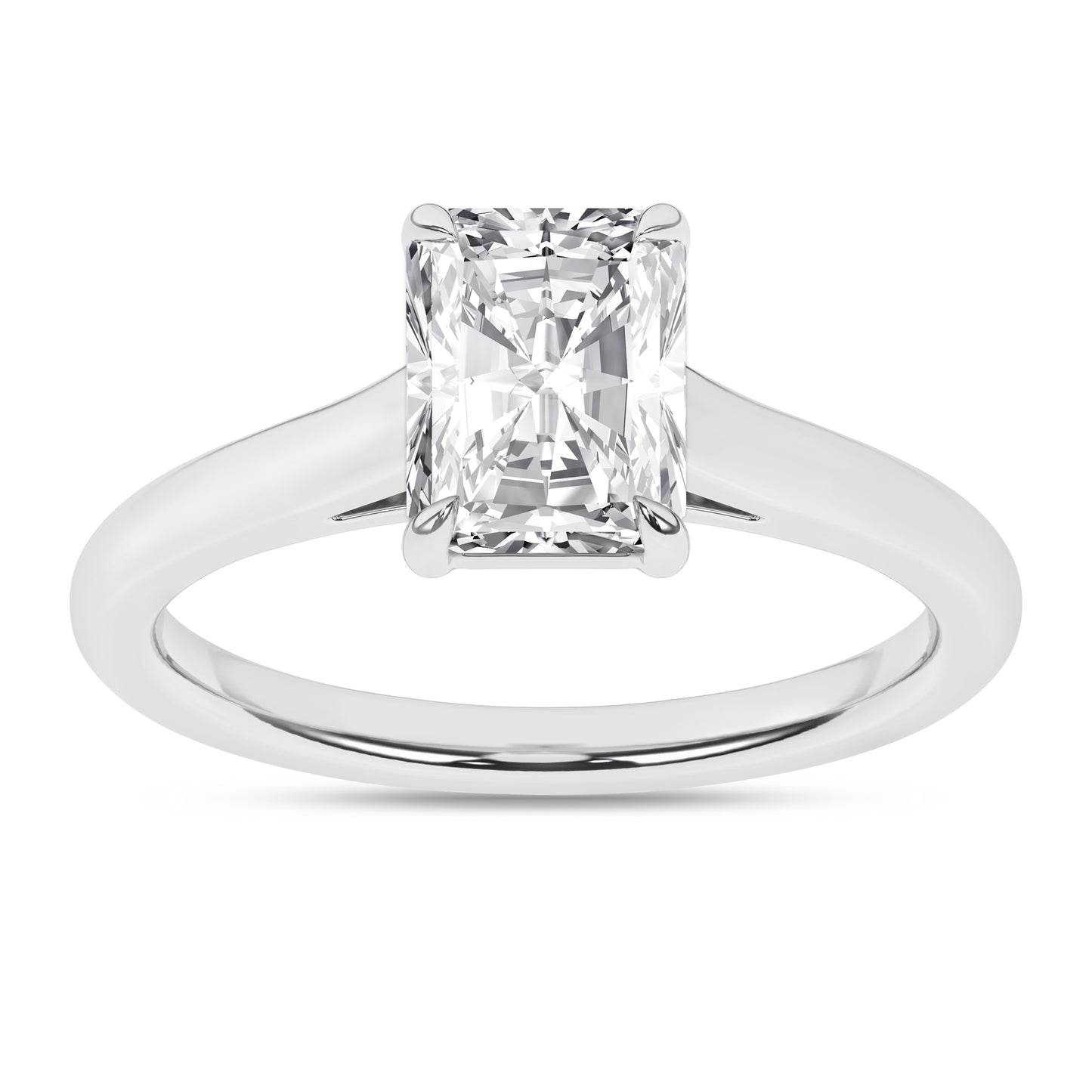 Lab Grown Diamond Engagement Ring - Radiant Cut