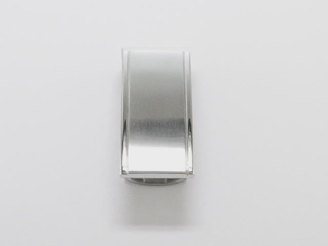 Stainless Steel Brushed and Polished Money Clip
