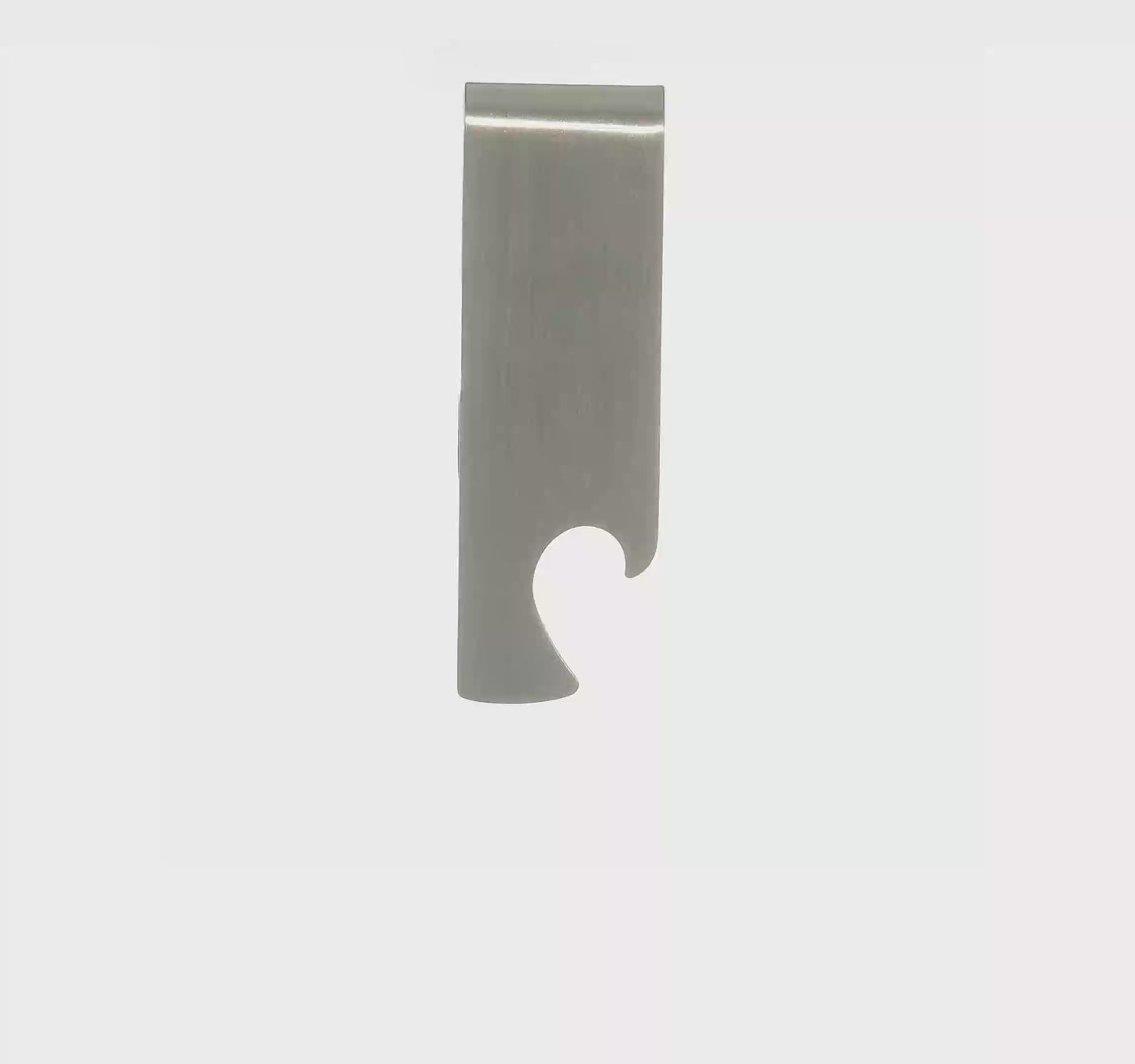 Stainless Steel Brushed Bottle Opener Money Clip