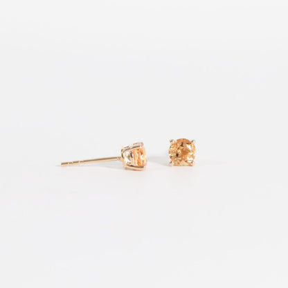 Citrine Stud Earring