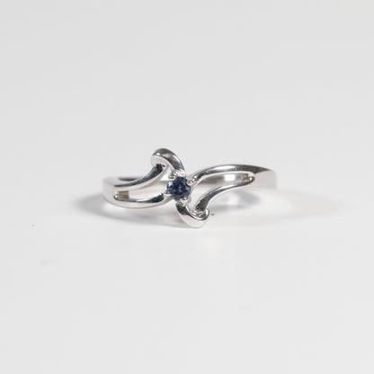 Yogo Sapphire Ring - Sterling Silver