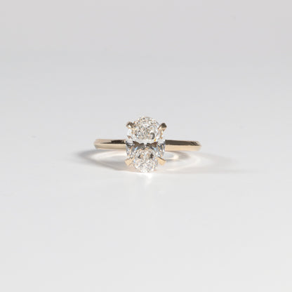 'Wren' Signature Solitaire - Lab Grown Oval