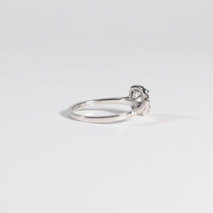 0.70 Cushion Halo Ring