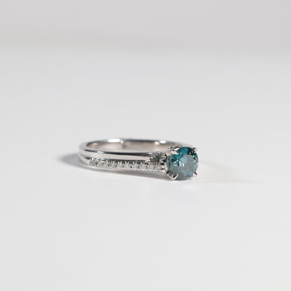 'Jolene' Blue Diamond Ring