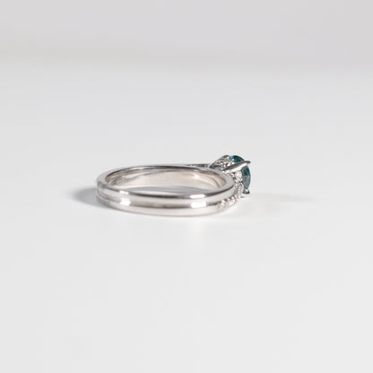 'Jolene' Blue Diamond Ring