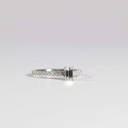 'Chloe' Ring- 0.42 Emerald