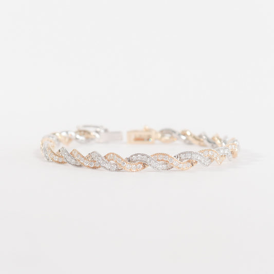 Two-Tone Diamond Bracelet