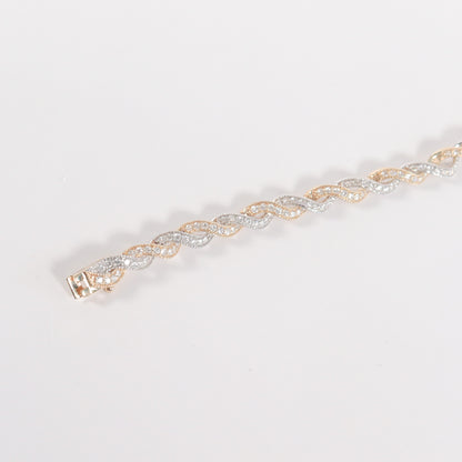 Two-Tone Diamond Bracelet