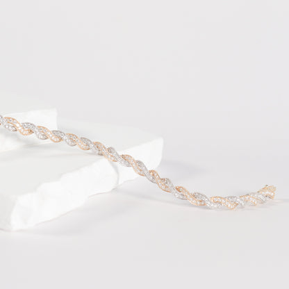 Two-Tone Diamond Bracelet