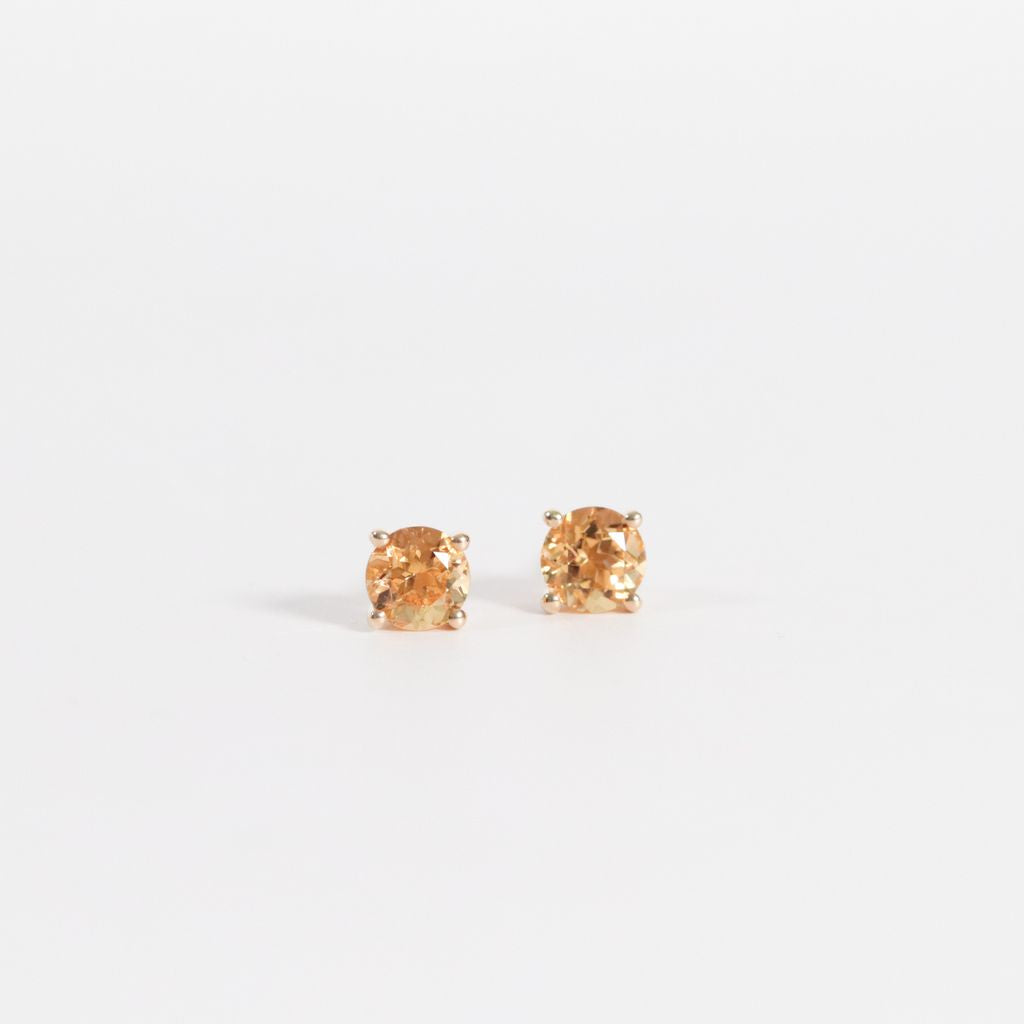 Citrine Stud Earring