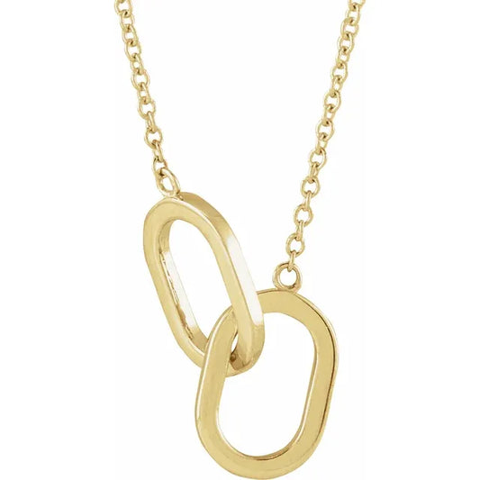 Interlocking Link Necklace