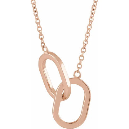 Interlocking Link Necklace