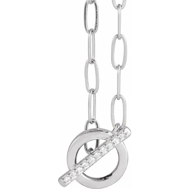 Diamond Toggle Necklace