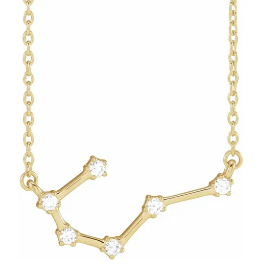 Cancer Diamond Constellation Necklace