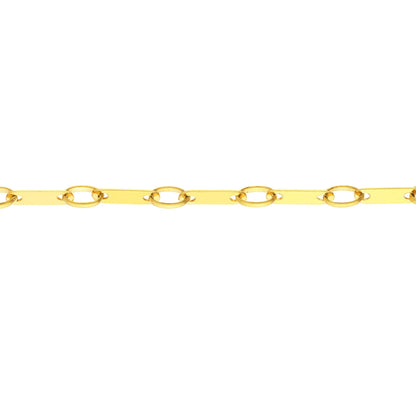 Flat Link Chain Bracelet - PREORDER