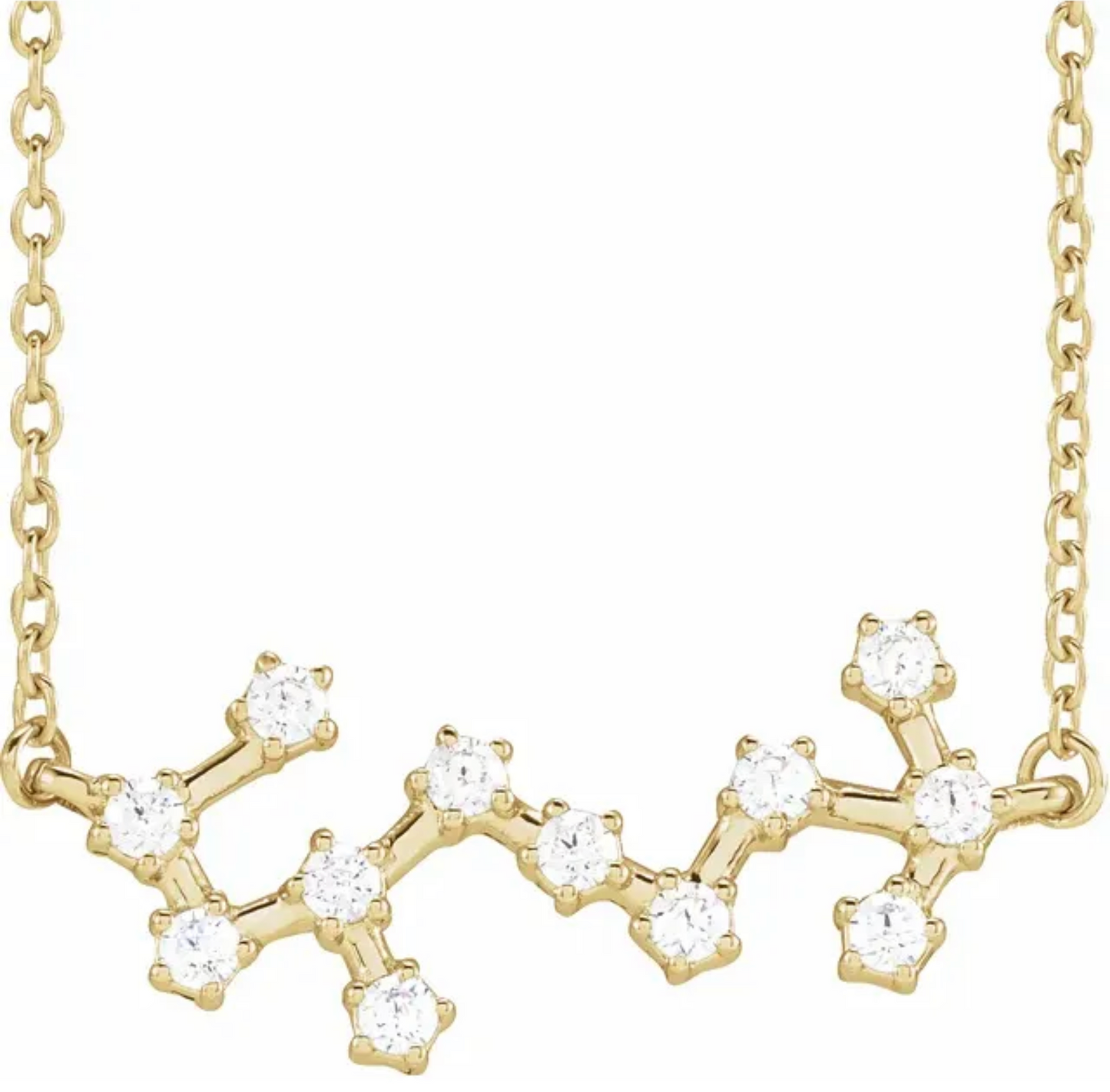Scorpio Diamond Constellation Necklace