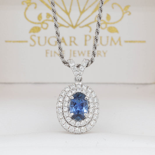 'Diana' Yogo Sapphire Necklace