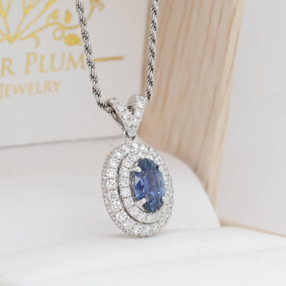 'Diana' Yogo Sapphire Necklace