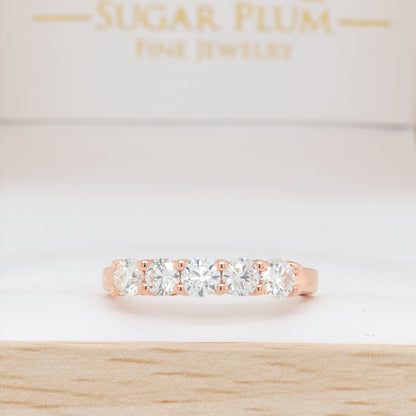 Hearts & Arrows Diamond Band - 1 CTW