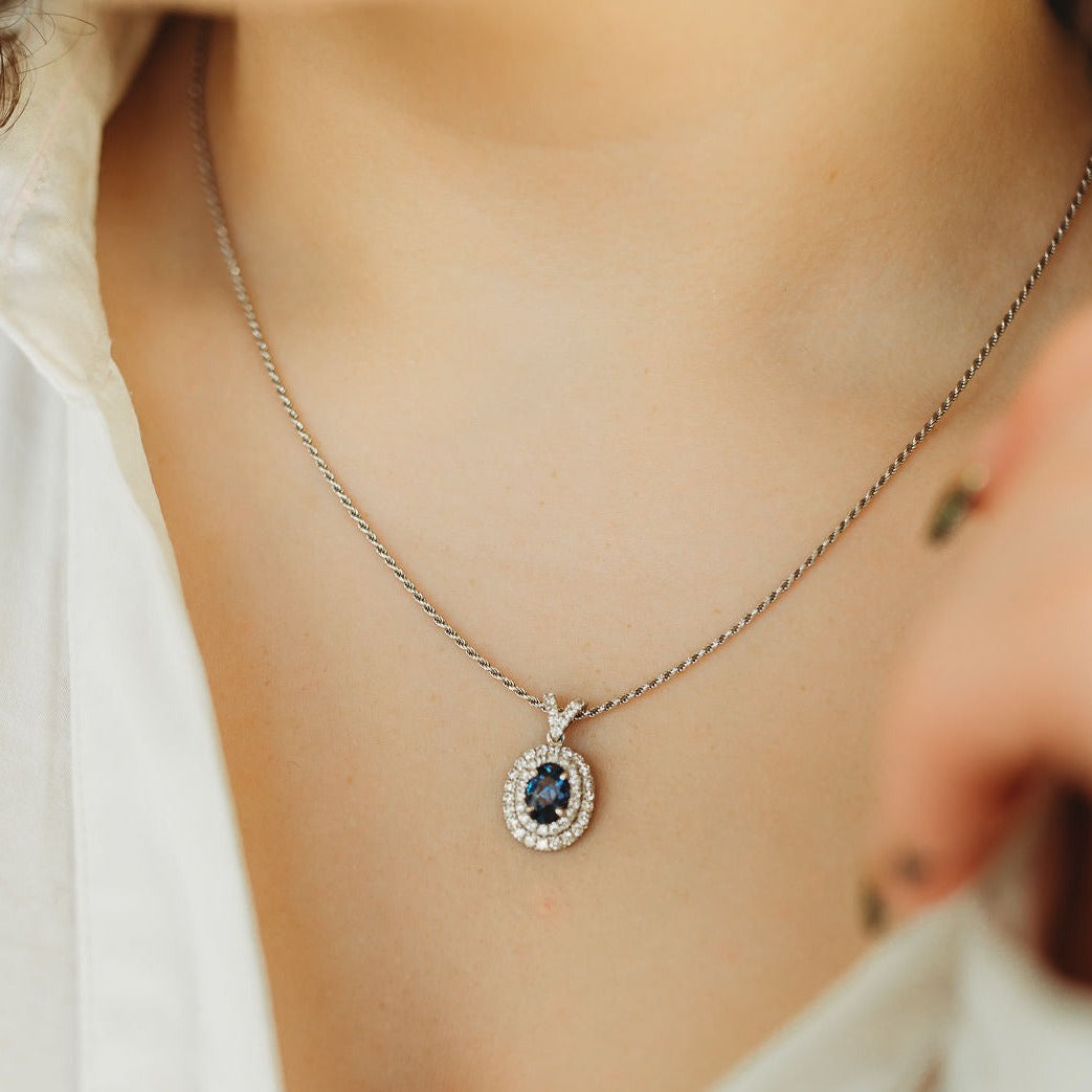 'Diana' Yogo Sapphire Necklace