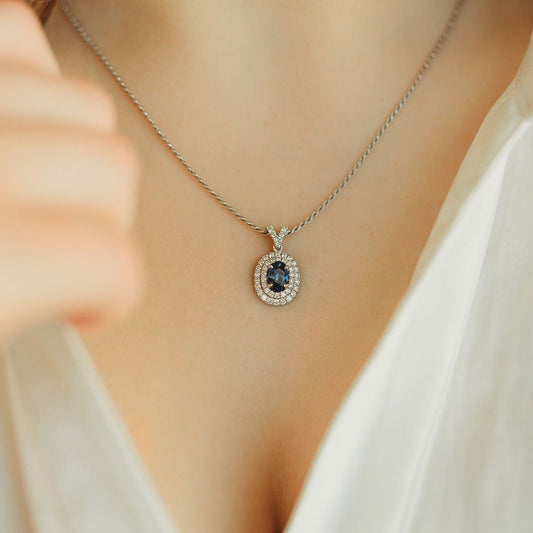 'Diana' Yogo Sapphire Necklace