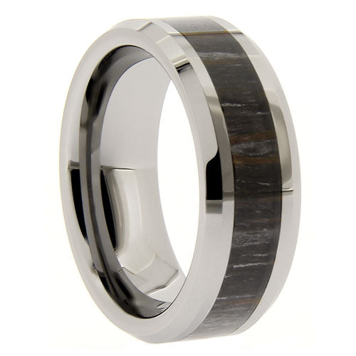 Camo Wood Tungsten Band